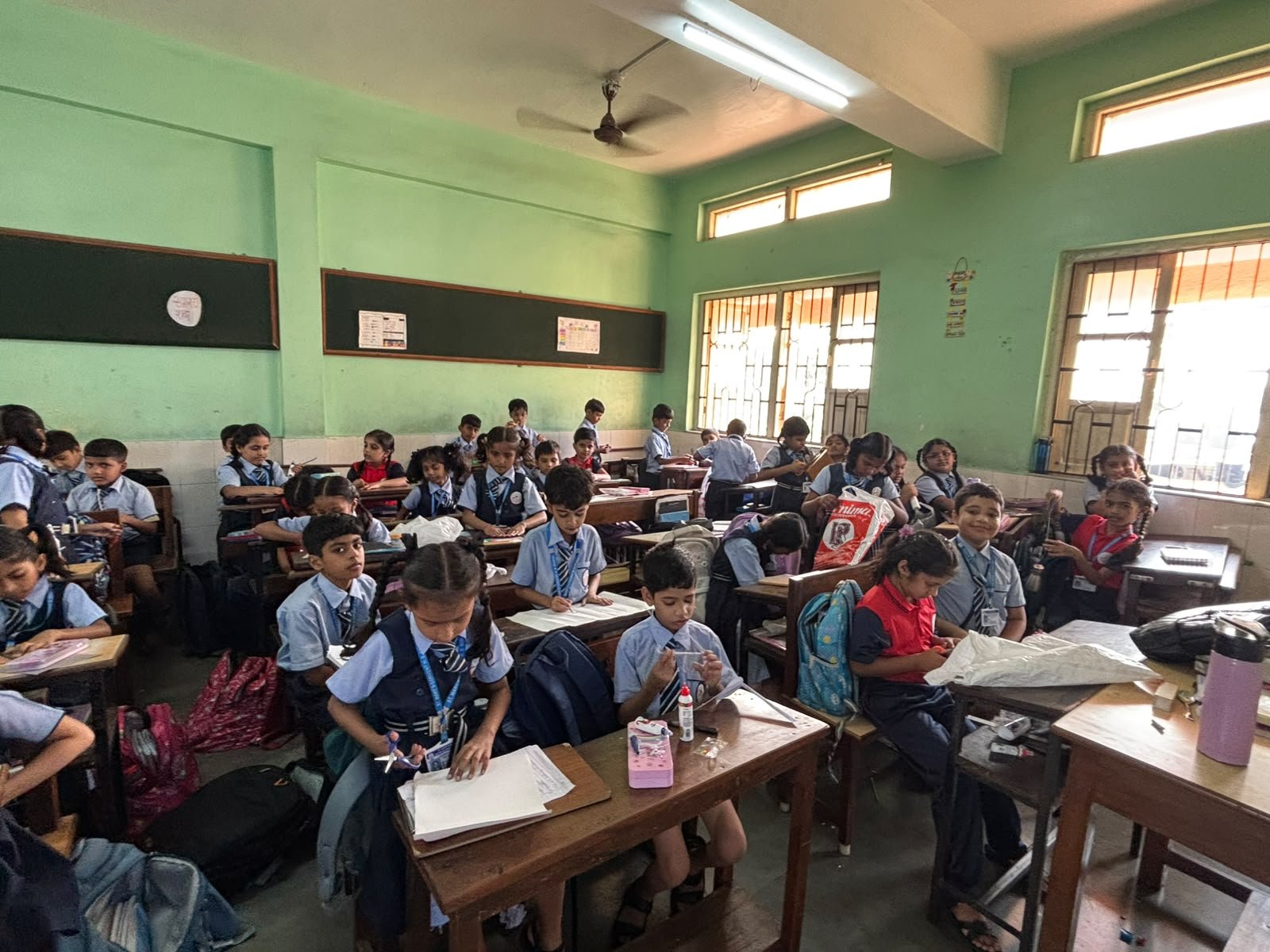 Class III – Gandhi’s Spectacles Making Activity