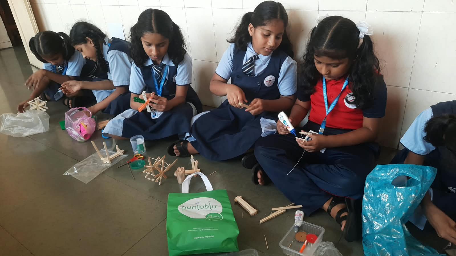 Class IV – Charkha Making Activity
